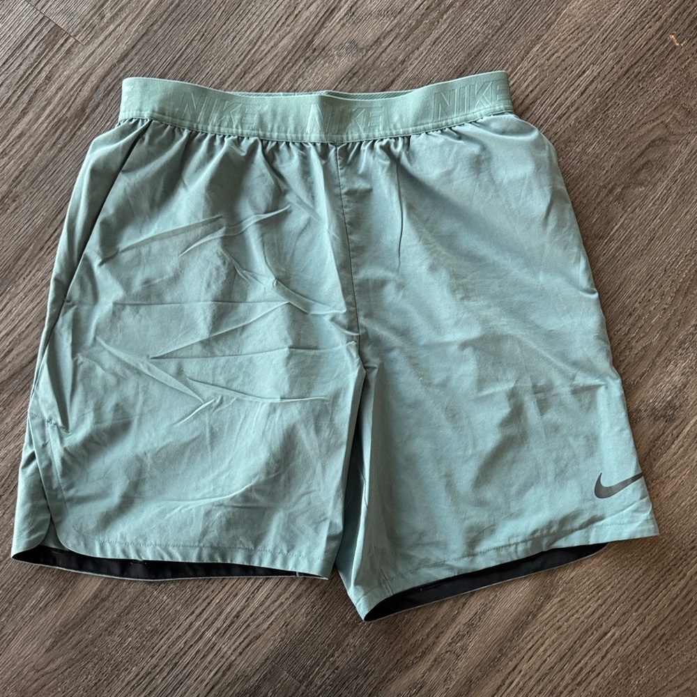 Nike Aqua Blue Sports Shorts